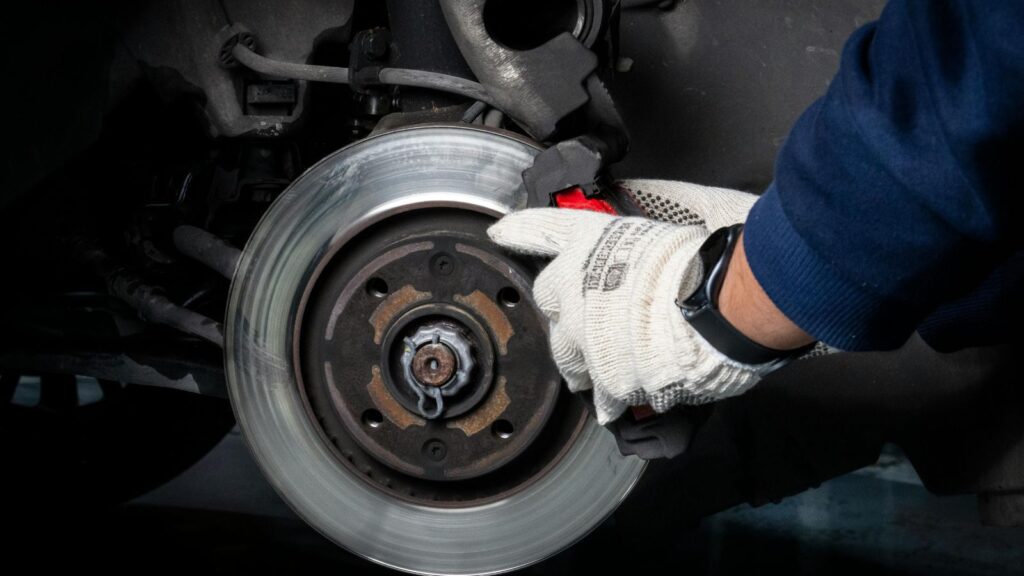 Wear indicator brake pads