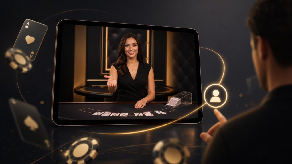 Live dealer interaction