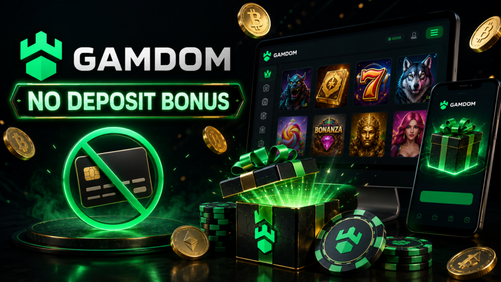 Gamdom promo code no deposit bonus text