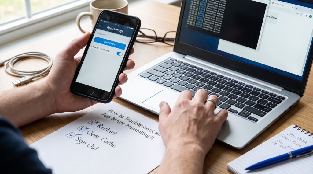 How to Troubleshoot an App Before Reinstalling It